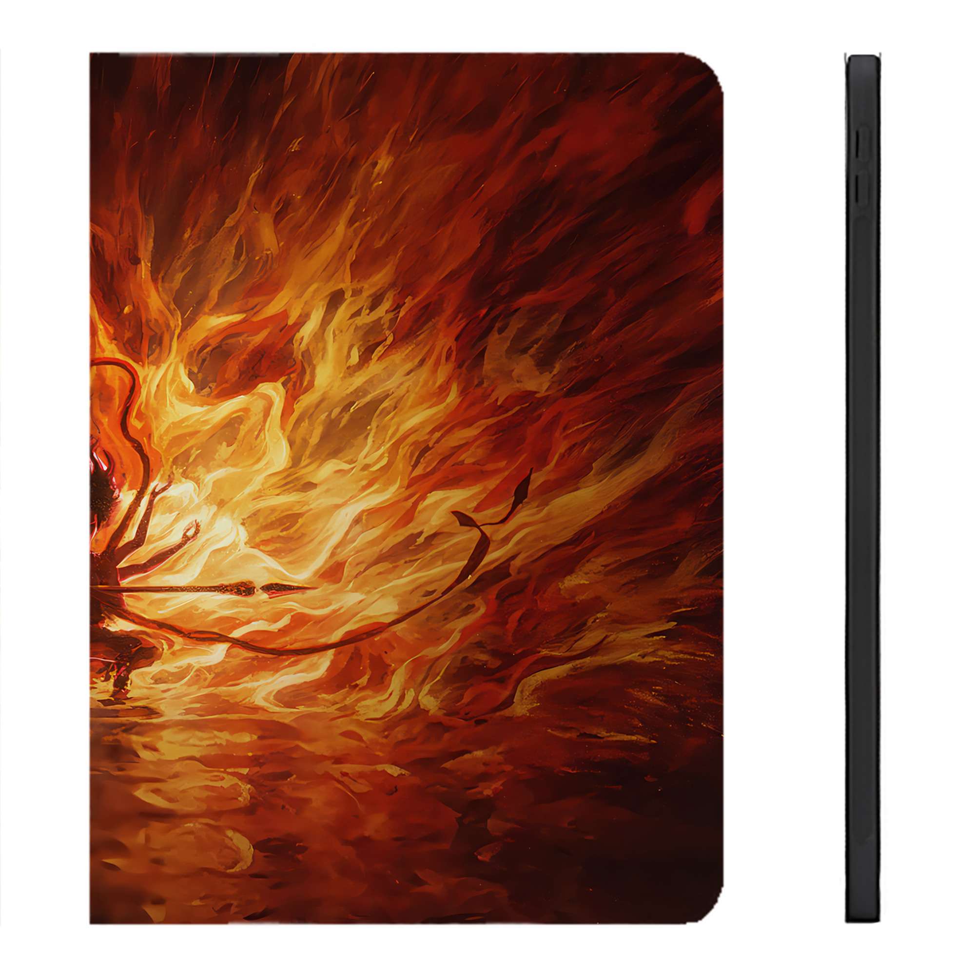 （画像用） Ne Zha 2 ナタ 魔童の大暴れ IPadケース ペンホルダー付き ブックスタイルデザイン